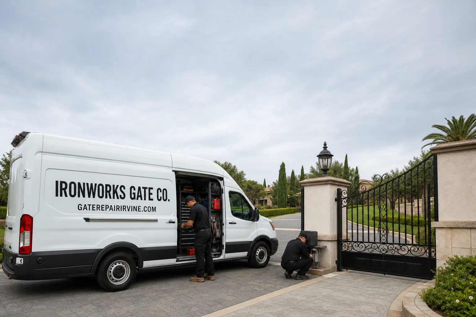 Gate Repair in Irvine, CA | Ironworks Gate Co.